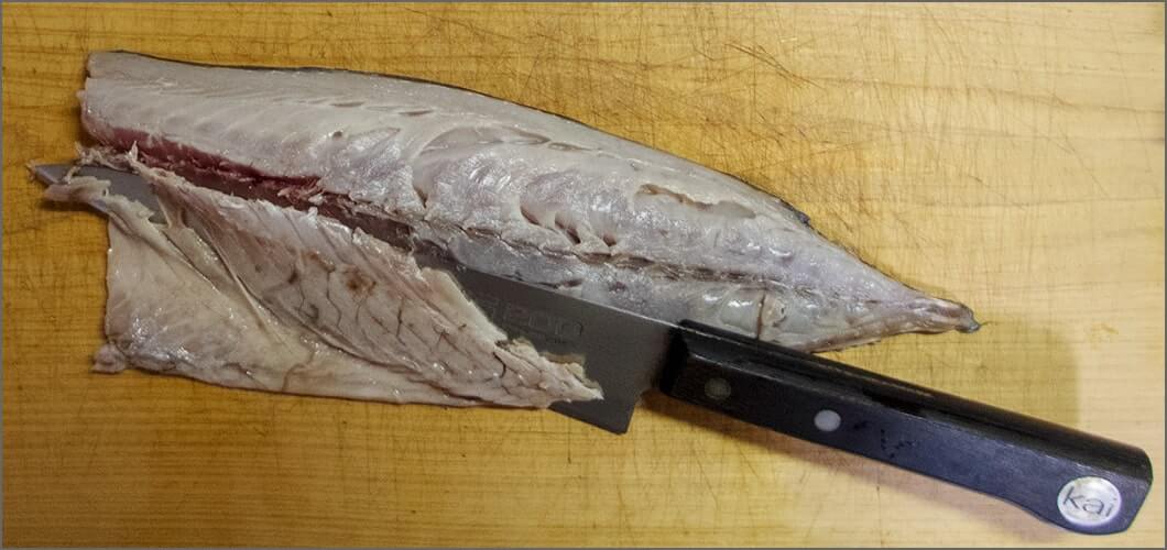 腹骨をすく