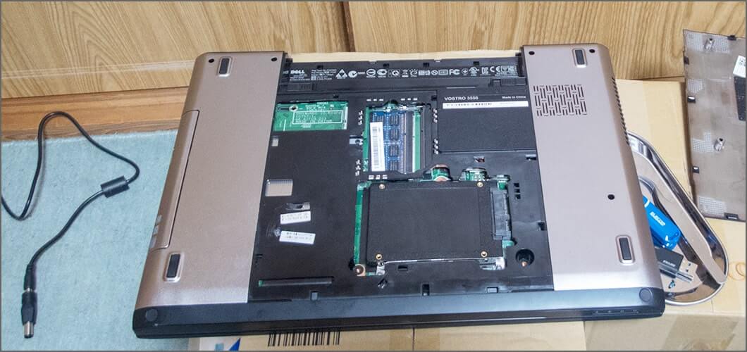 SSDを装着
