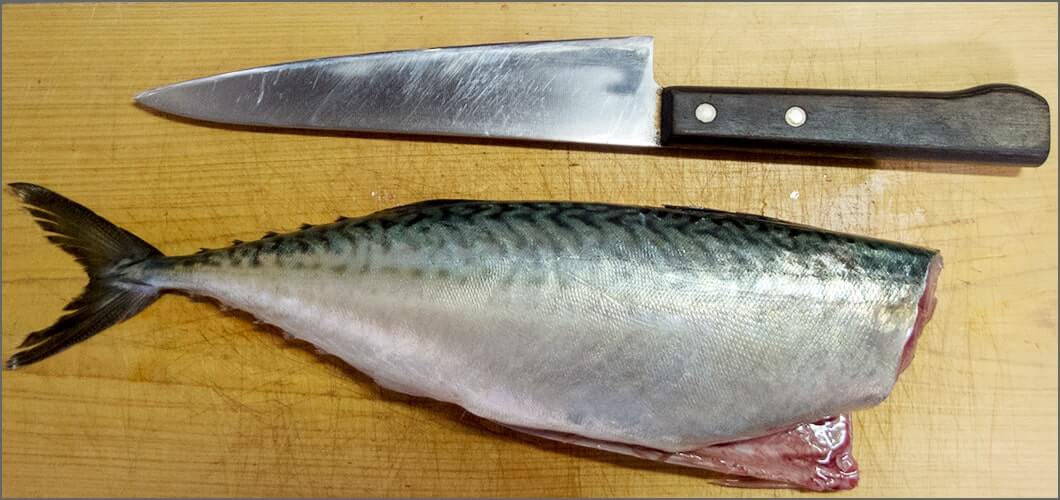 鯖を用意